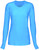 T Flex Womens Comfort Long Sleeve T-Shirt Underscrub Tee Layering Shirt Uniform