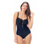 Sea Sand Swimwear Zip Front swimsuit