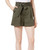 Women's Paper Bag High Waist Shorts