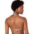 BCBGMAXAZRIA Women's Plunge V-Neck Tall Triangle Halter Bikini Bra Top, Aqua, 10