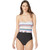 Athena Women's Strapless Bandeau One Piece, Color Coded Multi Stripe, 14