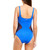 Stella McCartney Scuba Graphic One-Piece Bathing Suit, Cobalt, Large