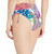 Trina Turk Side Tie High Waist Hipster Bikini Bottom, Multi//Paradise Plume, 0