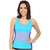 DKNY Women's A Lister Racerback Tankini w/Stripping Detail & Removable Soft Cups, Electric, SM (US 4-6)