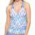 Athena Desert Escape Slimming Halter Tankini, Multi, 8