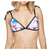 Nicole Miller Women's Plage Bikini Top, Multi, Medium