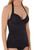 Tommy Bahama Pearl Solids Underwire Tankini Top, Black, Medium C-Cup