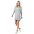 Splendid Women's Supersoft Mock Neck Dress, Heather Grey, Medium