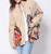 Desigual Women's Summer Jacket With All Over Print, Beige, 38