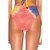 Soluna Swim Moonlight Rib High-Waist Bottoms, Creamsicle, X-Small