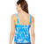 Athena Molded Cup Halter Swimsuit Tankini Top, Waimea Bay Blue Multi, 12