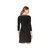 Tommy Bahama Drapey Ponte 3/4 Sleeve Dress, Black, Small