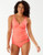 Tommy Bahama Over The-Shoulder Tankini, Paradise Coral, Small