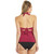 Tommy Bahama Pearl Solids Underwire Tankini, Cabernet Crush, M/DD-Cup