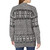 Vince Camuto Women's Fairisle Open Front Cardigan, Rich Black, XS