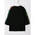 Stella McCartney Kids' Fringes and Star Sweater Dress, Black 10Y