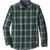 Toobydoo Kid's Plaid Flannel T-Shirt, Green, US 3