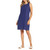 Tommy Bahama Two Palms Frayed Trim Shift Dress, Island Navy, S