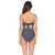 ISABELLA ROSE Women's Broadway Ruffle Bandeau One Piece Swimsuit, Multi, Medium