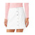 Tommy Bahama Ella Button-front Denim Mini Skirt, White, 6