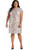 R&M Richards Women's Dress 5051P, Silver Nude, 6P
