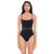 Soluna Swim Summer Soltice Stitched One-Piece, Black, Medium