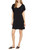 Tommy Bahama Women's Sealight Ruffle Sleeve Dress, Black, Small