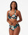 Tommy Bahama Floral Springs Halter Bikini Top, Black, Small
