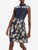 Desigual Women's Denim and Floral Fabric Aloha Dress, Navy/Multi, 38