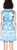 Desigual Women's Effie Sleeveless Dress, Blue/White, 38