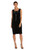 R & M Richards Women's Velvet Jacket Dress, Taupe/Black, 22W