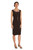 R & M Richards Two-Piece Short Dress with Necklace, Brown, 12P