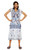 Desigual Women's Nadine Dress, Blue/White, 38