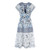 Desigual Women's Nadine Dress, Blue/White, 38