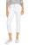 Tommy Bahama Women's Ella Twill High Waist Crop White Jeans, White, 8