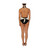 Stella McCartney Women's Ballet One Piece Swimwear, Black/Cream, Medium
