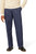 Dockers Men's Khaki Lux Cotton Stretch Pants - Pleated, Navy,42W x 34L
