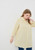 Junarose Women's Long Shirt Blouse, Snow White/Yellow, US 24