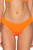 Becca by Rebecca Virtue Women's Hipster Bikini Bottom Atomic Tangerine M