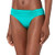 Seafolly Women's Gathered Front Retro Bikini Bottom with Full Coverage Swimwear, Shine on Evergreen, 6 US