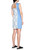 Desigual Women's Straight Chambray Dress with Agatho Lace, Blue, Medium
