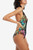 Desigual Women's Sandy Low Cut Floral One Piece Swimsuit, Multi, Medium