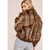 ASTR the label Remy Leopard Jacket, Leopard Shadow, Small