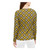 Michael Michael Kors Top Yellow Knit Plaid Long Sleeve, X-Large