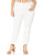 NYDJ Women's Jenna Straight Ankle with RAW HM Pants, Optic White Destructed, 6