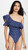 WeWoreWhat Women's Stella One Piece, Polka Dots Estate Blue, XS