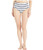 Eberjey Women's Standard DITA Bikini Bottom, Peacoat/White, X-Small