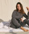 Lunya Women's Fleece Relaxed Sweatshirt, Meditative Grey, Small