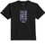 Adidas Unisex Skateboarding T-shirt, Black/Magic Lilac, X-Small