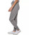 Calvin Klein Women's Metallic Side Stripe Sweater Jogger Pants, Grey, 1X